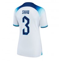 Maglie da calcio Inghilterra Luke Shaw #3 Prima Maglia Femminile Mondiali 2022 Manica Corta
